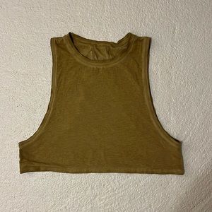 Lululemon cropped tank top